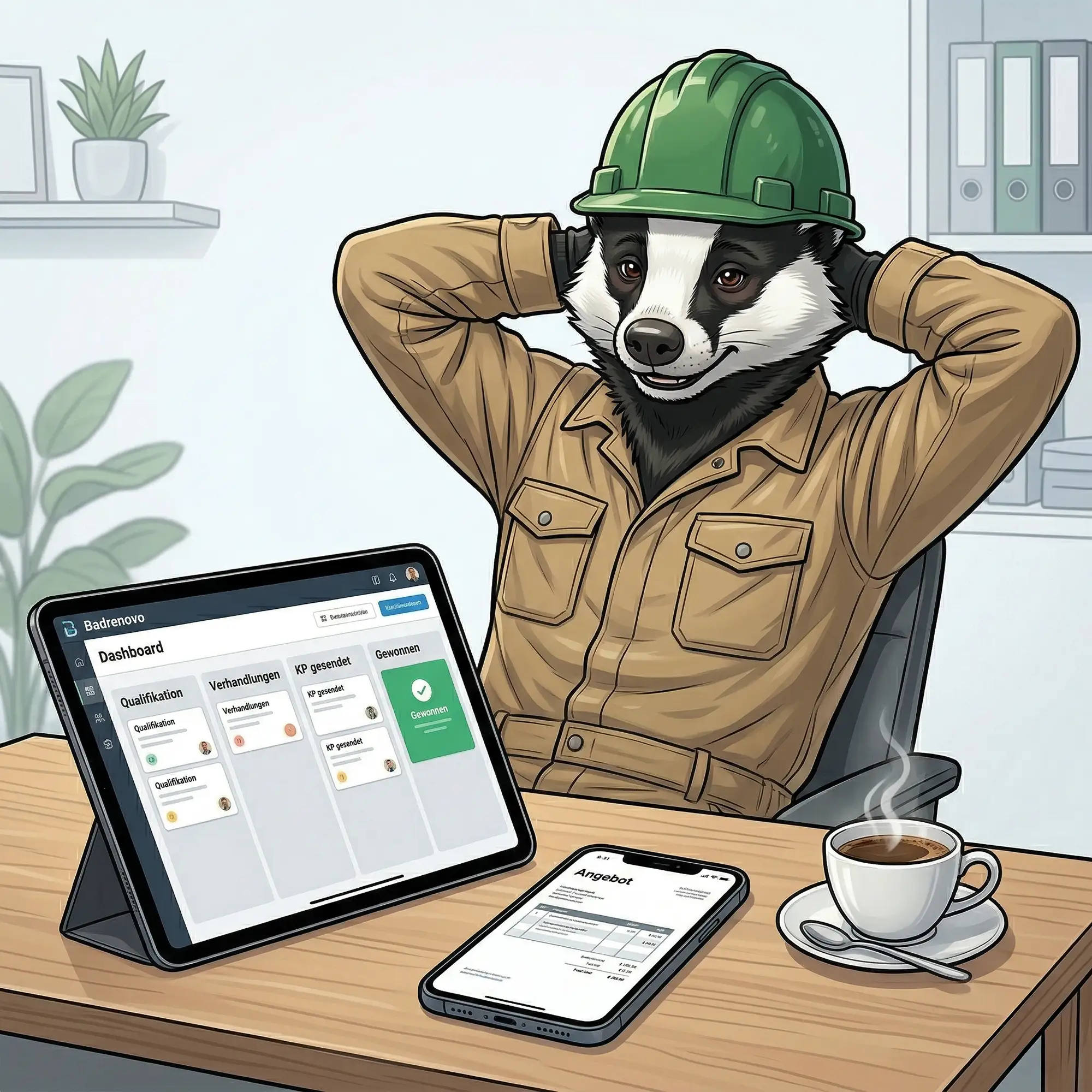 Badrenovo Dashboard: Design + Angebot in 2 Minuten